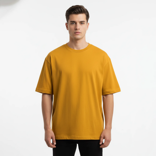 Essential Solid Color Tee: Golden Yellow