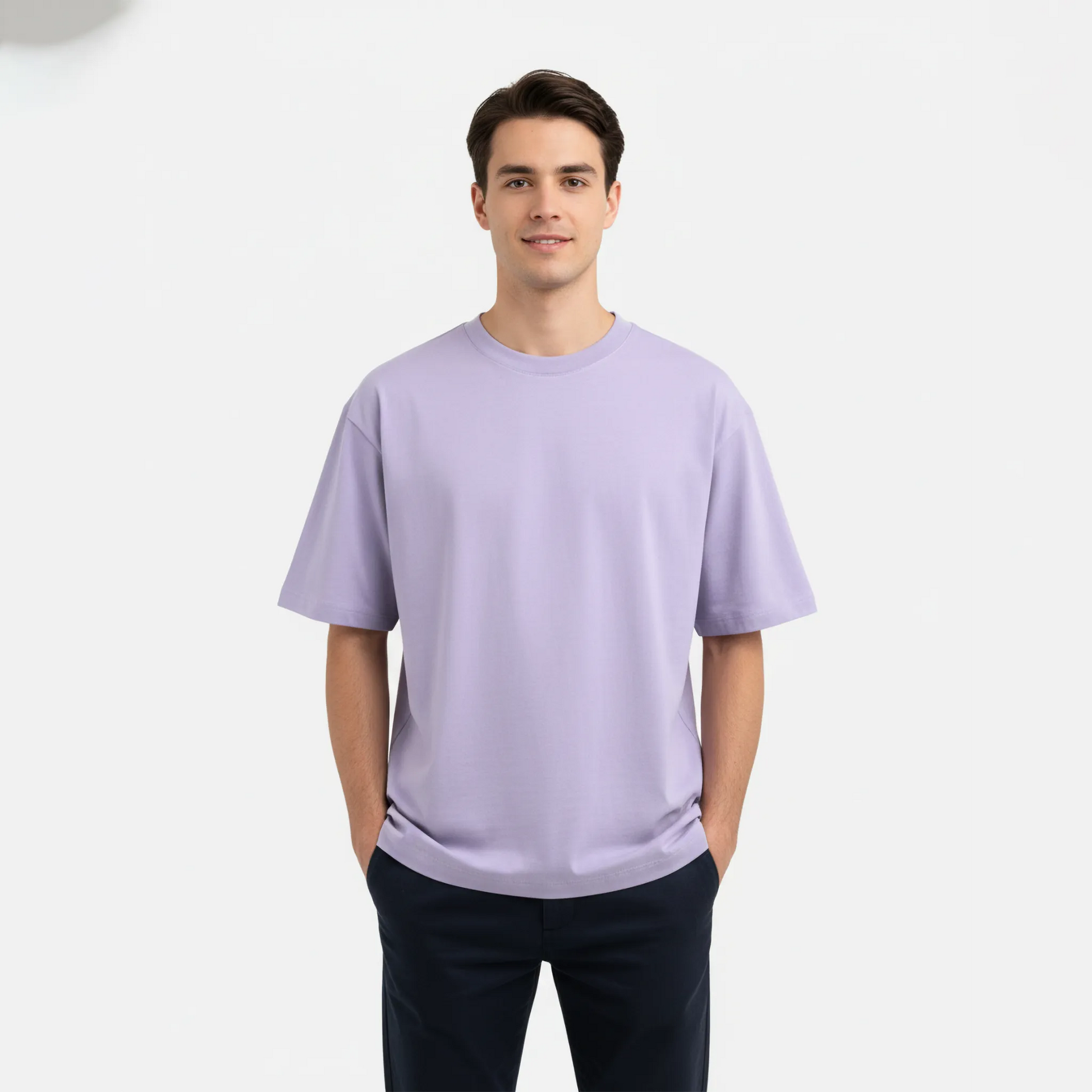 Essential Solid Color Tee: Lavender