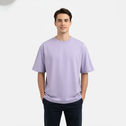 Essential Solid Color Tee: Lavender