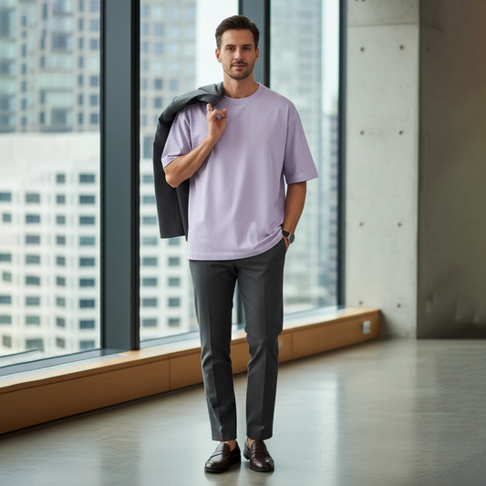 Essential Solid Color Tee: Lavender