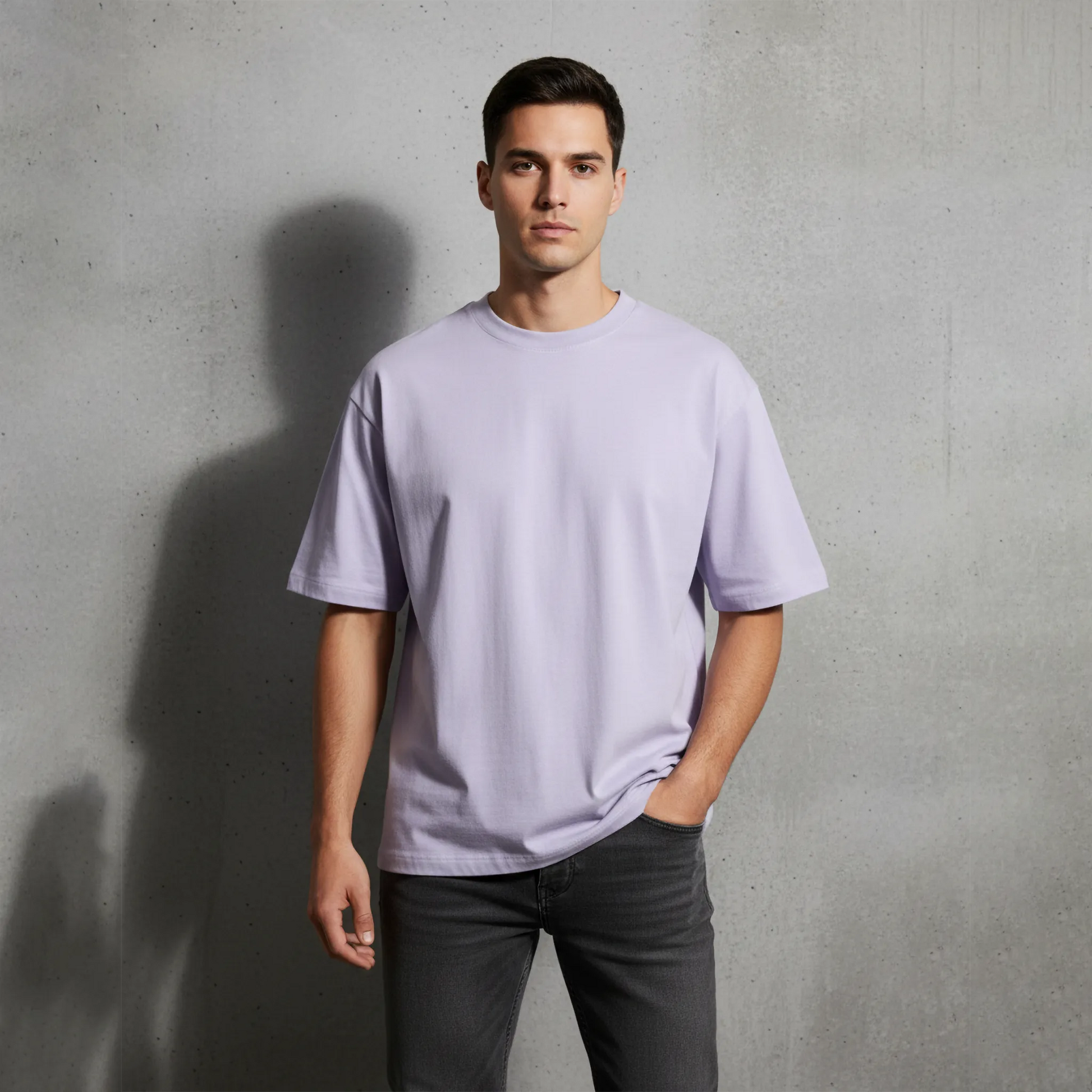 Essential Solid Color Tee: Lavender