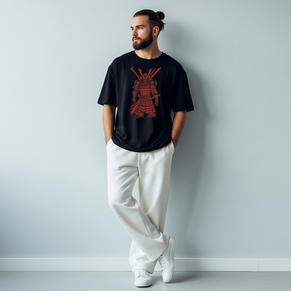 Samurai Warrior oversized T-Shirt Menswear
