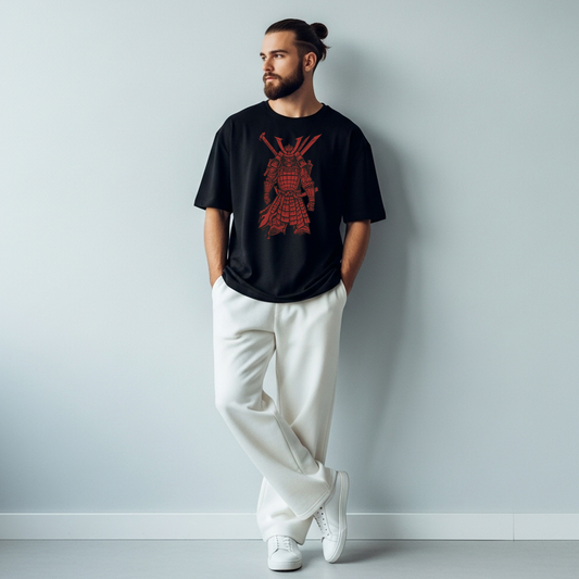 Samurai Warrior oversized T-Shirt Menswear