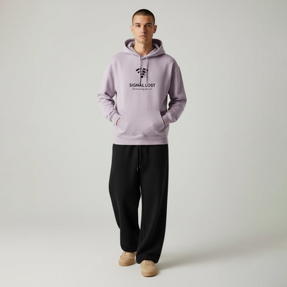 Signal Lost Hoodie: Lavender