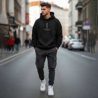 The Power of Stillness Hoodie: Black