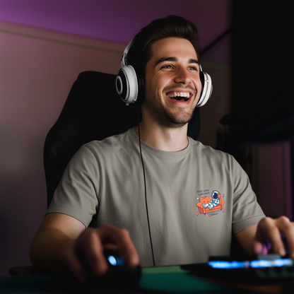 Next Level Loading!! – Gamer Astronaut Oversized Tee Menswear