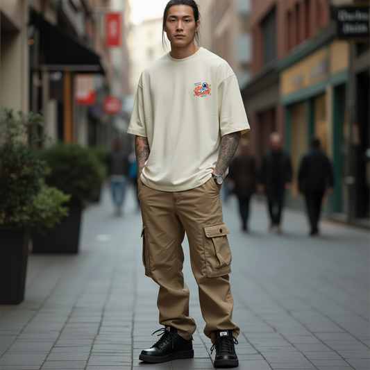 Next Level Loading!! – Gamer Astronaut Oversized Tee Menswear