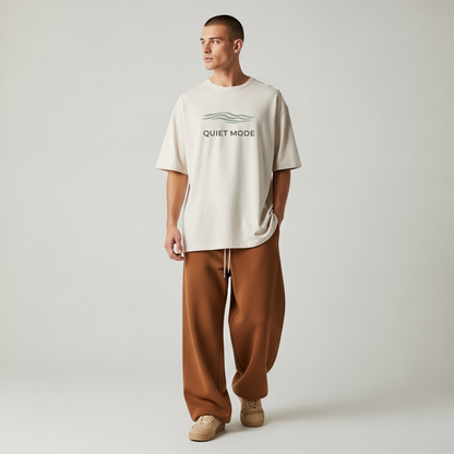 Quiet Mode Oversized T-Shirt – Minimal Luxe Edit Menswear