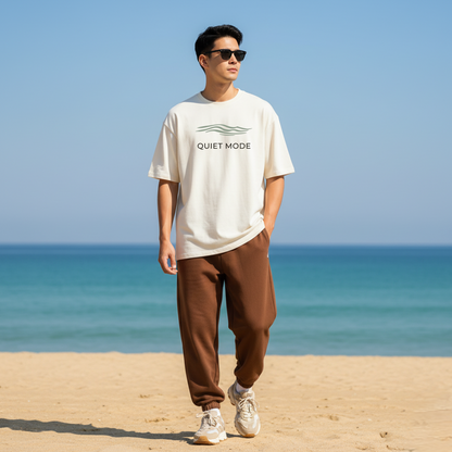 Quiet Mode Oversized T-Shirt – Minimal Luxe Edit Menswear