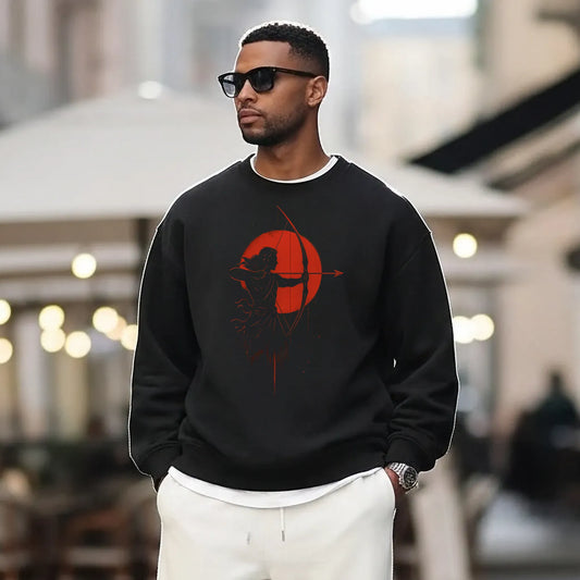Warrior Archer-Mens Oversized Sweatshirt