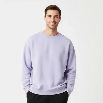 Oversized Core Sweatshirt - Lavender-Mens Oversized Sweatshirt