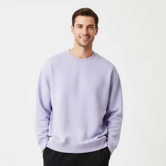 Oversized Core Sweatshirt - Lavender-Mens Oversized Sweatshirt