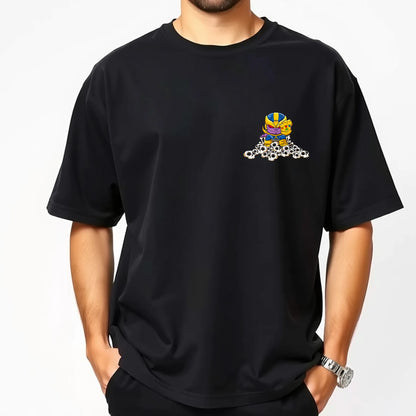 Thanos Cute – Mini Mad Titan Oversized Graphic T-Shirt Menswear
