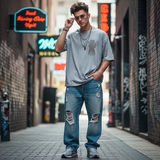 Infinity Drip-Mens Oversized T-shirt