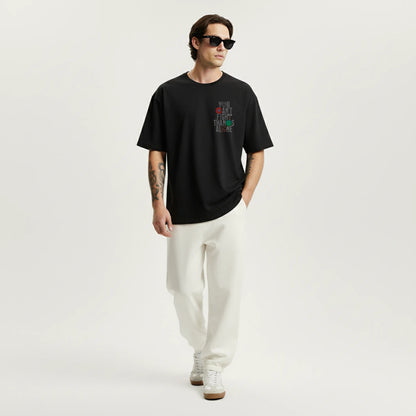 United Heroes – “You Can’t Fight Thanos Alone” Oversized Graphic T-Shirt Menswear