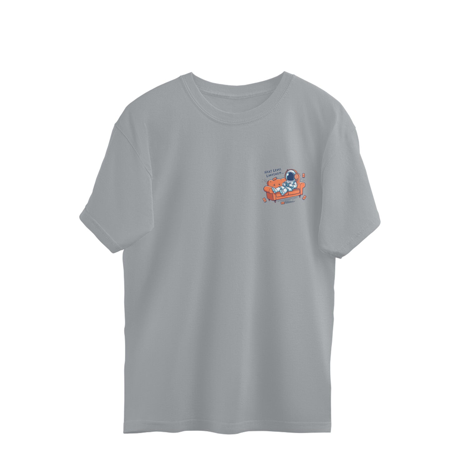 Next Level Loading!! – Gamer Astronaut Oversized Tee Menswear
