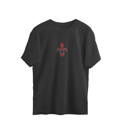 Web Slinger Drip – Abstract Spider Hero Oversized T-Shirt Menswear
