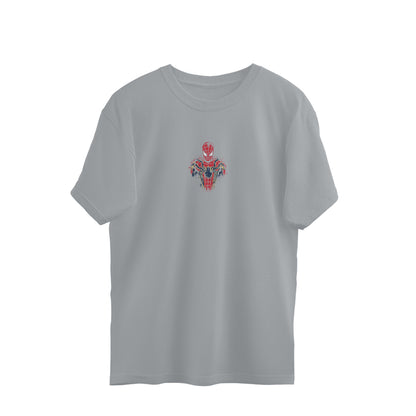 Web Slinger Drip – Abstract Spider Hero Oversized T-Shirt Menswear