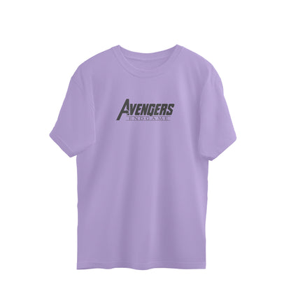 Endgame Mode – Minimal Heroes Logo Oversized T-Shirt Menswear
