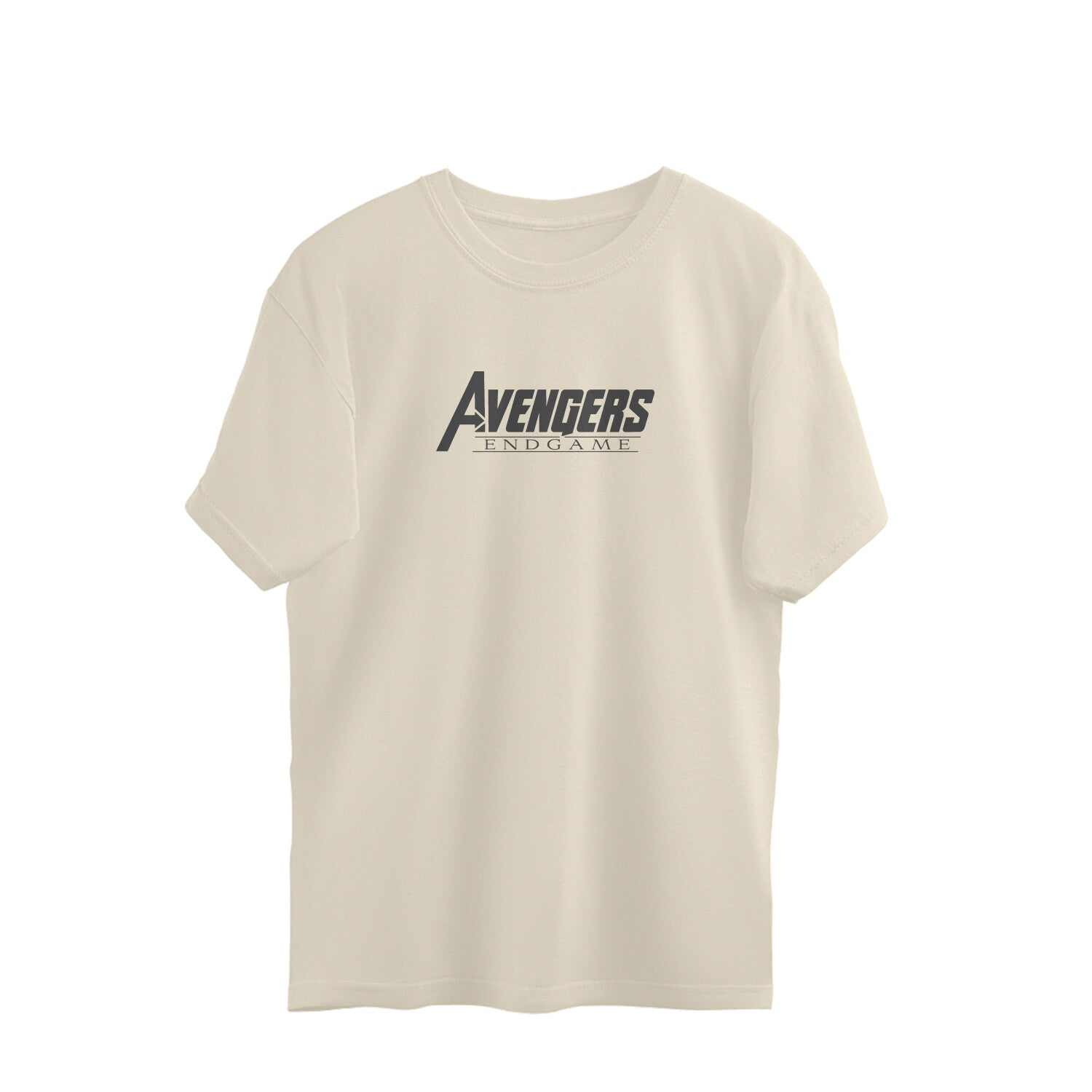 Endgame Mode – Minimal Heroes Logo Oversized T-Shirt Menswear