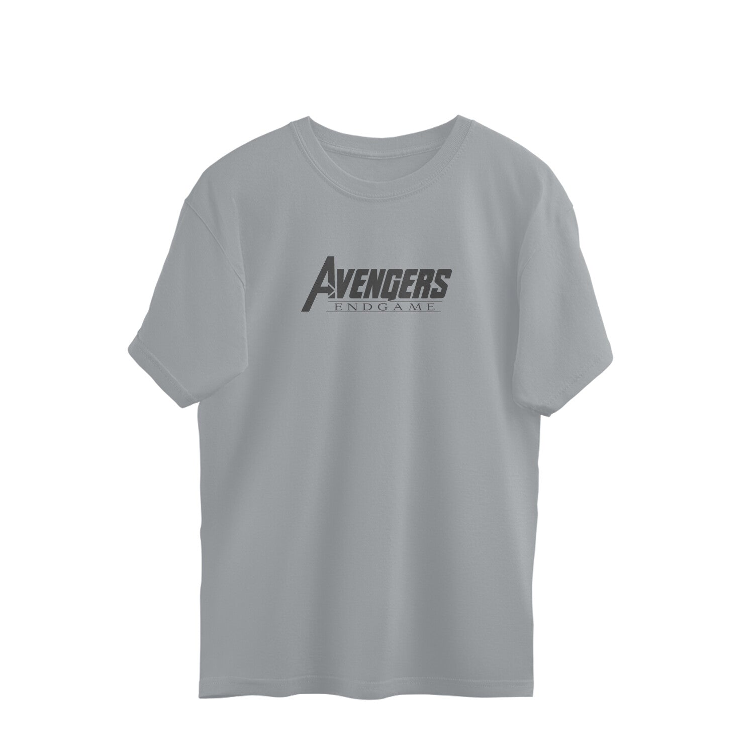 Endgame Mode – Minimal Heroes Logo Oversized T-Shirt Menswear