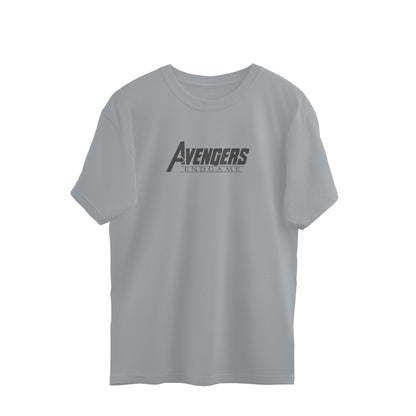 Endgame Mode – Minimal Heroes Logo Oversized T-Shirt Menswear